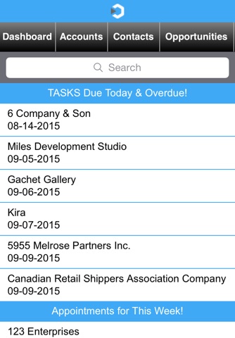 Flex Mobile CRM screenshot 2