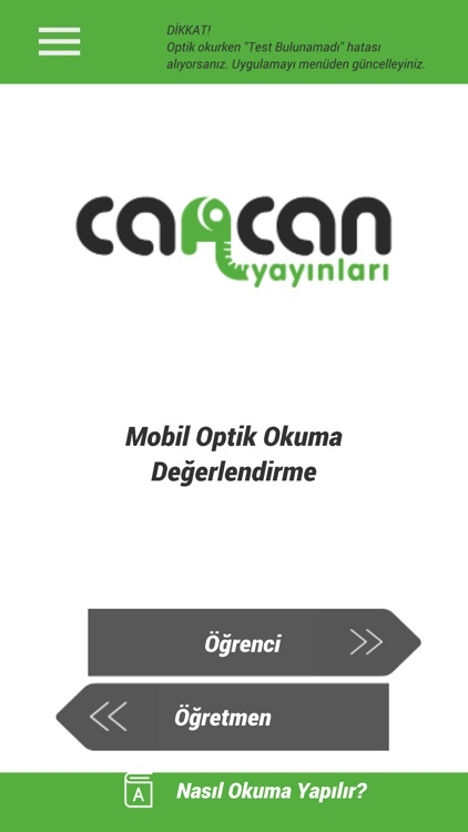 CanCan Optik Okuma