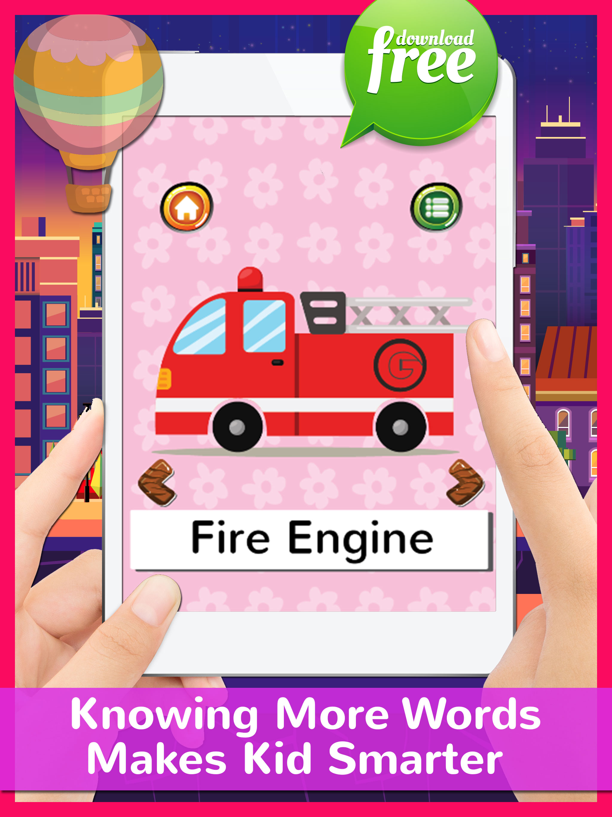 FirstlyBabah ABC Baby First Words Car And Vehicles