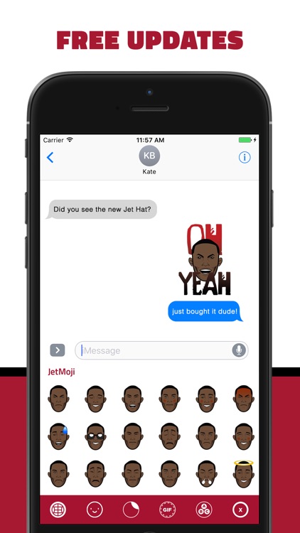 JetMoji - Official Julio Jones Emoji Keyboard screenshot-4