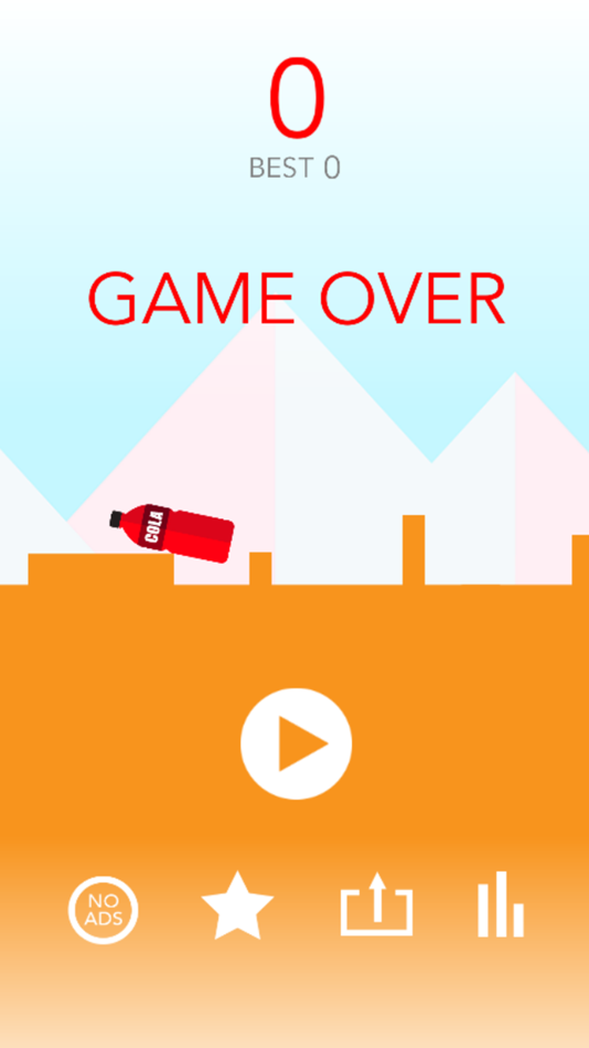 #5. Flip Cola Bottle Challenge (iOS) 由: Simon Crack