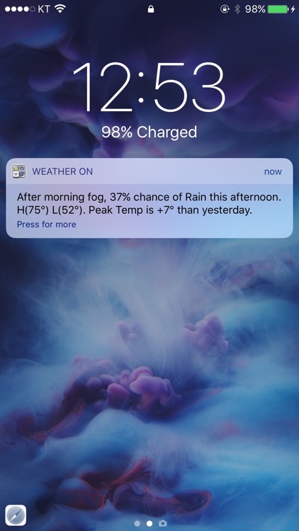 Weather On - Push Notification screenshot-3