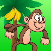 猴子冒险 - 跑收集香蕉午餐
