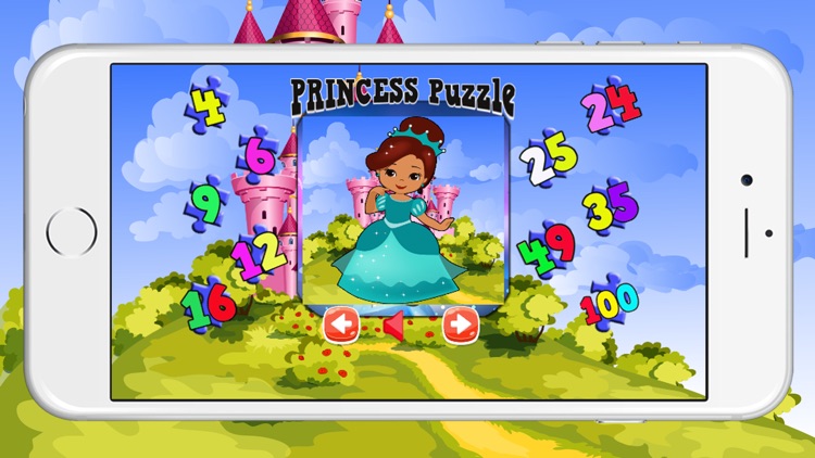 Play Fairy & Princess Cartoon Jigsaw Puzzle Kids