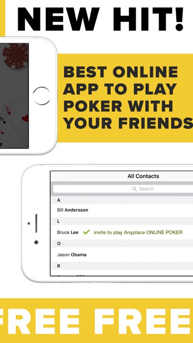 Anyplace ONLINE POKER - Texas Holdem with friends. screenshot 4