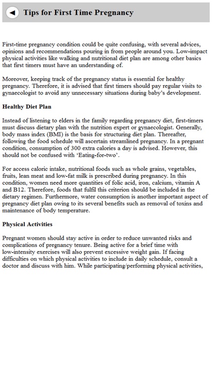 Pregnancy care guide screenshot-3