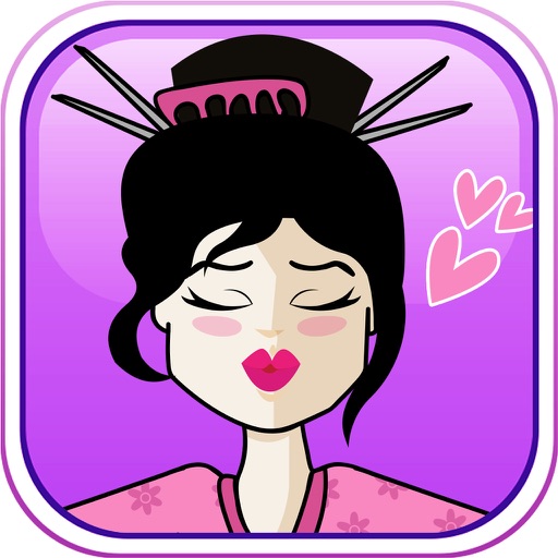 Bit Emoji - for iMessage Texting (Geisha Stickers) icon