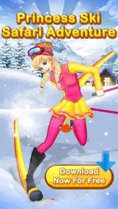 Amazing Princess Ski Safari screenshot #1 for iPhone