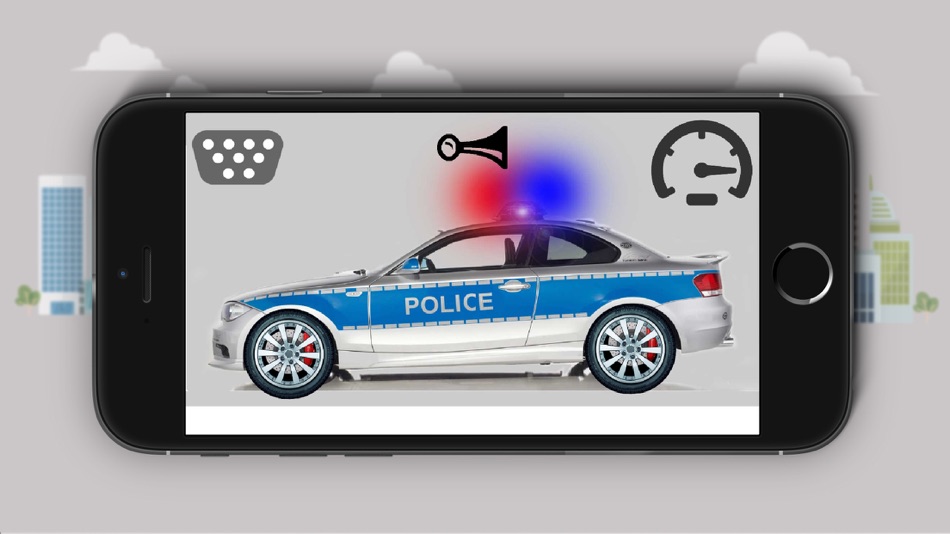 #2. Toddler Police Car - Real Time Police Car for kids (iOS) 来自: usman hamid