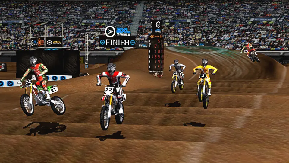 Captura de pantalla de 2XL Supercross HD en iPhone 4