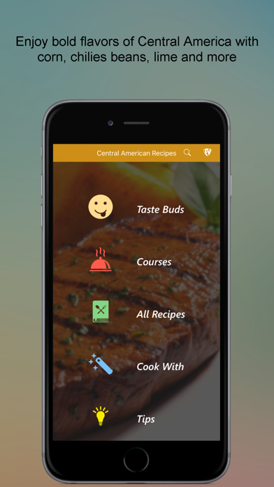 Screenshot #1 pour Central American Food Recipes