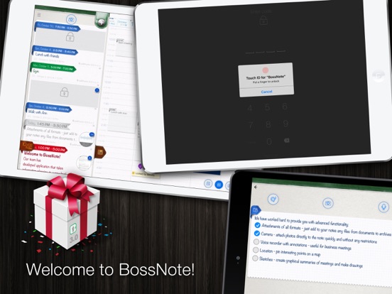 BossNote iPad screenshot 5 - Productivity app