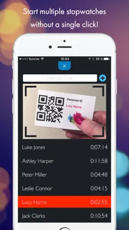 Game screenshot QR Stopwatch mod apk