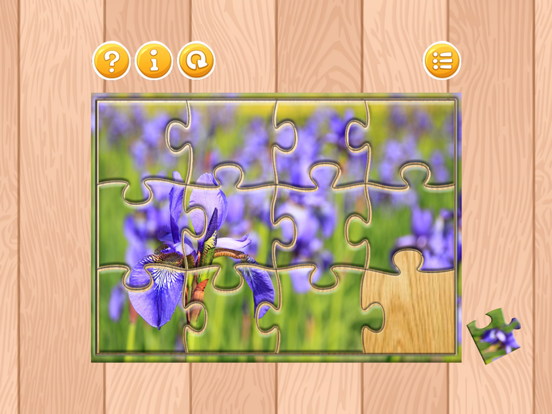 Flower Jigsaw Puzzle HD Games Free iPad screenshot