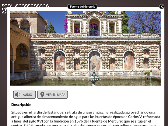 Real Alcázar de Sevilla iPad app afbeelding 3