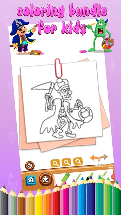 Screenshot #1 pour Pages de livre de coloriage Kids Learn Paint for P