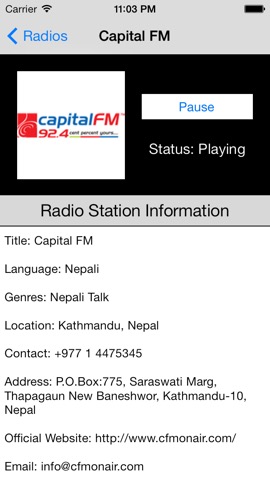 Nepal Radio Live Player (Kathmandu / Nepali / Devanagari)のおすすめ画像4
