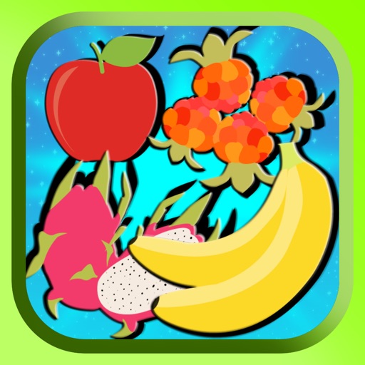 Fruits Drag And Drop Shadow Match Games For Kids Icon