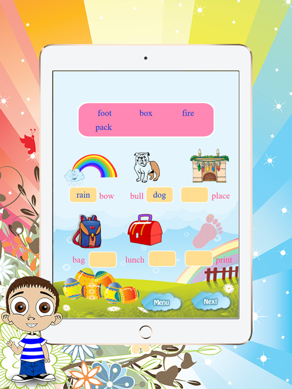 First Day 1st Grade worksheets with Spelling Words iPad screenshot