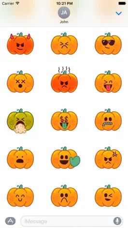 Game screenshot Jack-o-Moji Stickers by Mojimade apk