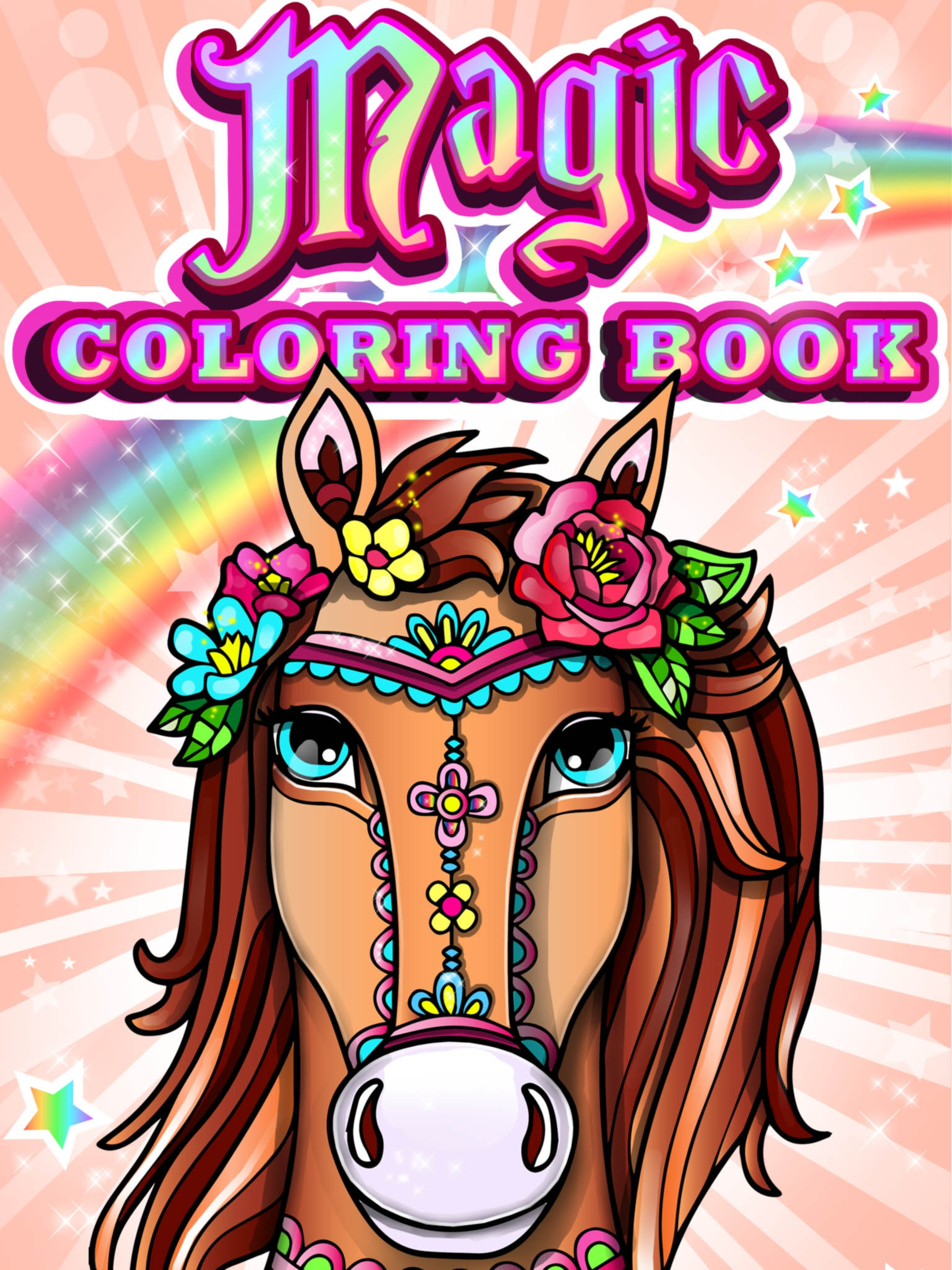 Magic Pony Coloring Book for Adults My Little Art