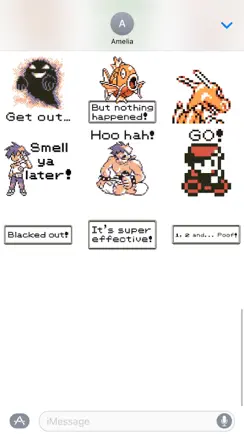 Pokémon Pixel Art, Part 1: English Sticker Pack iPhone image 3