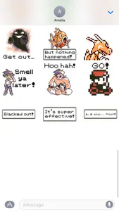 Pokémon Pixel Art, Part 1: English Sticker Pack screenshot #3 for iPhone