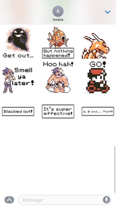 Screenshot #3 pour Pokémon Pixel Art, Part 1: English Sticker Pack