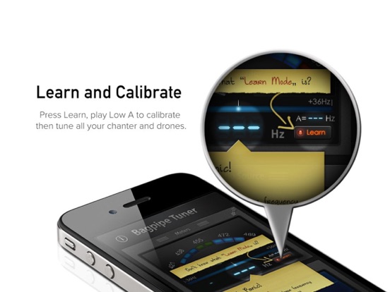 Bagpipe Tuner iPad app afbeelding 2