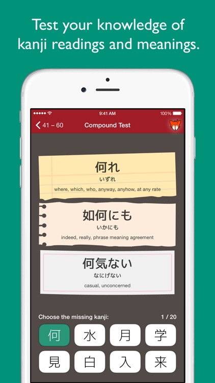 iKanji touch - Japanese JLPT Kanji Study Tool