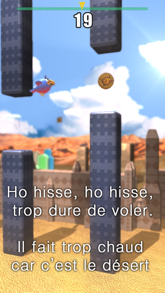 Screenshot #1 pour Little Cheeky Bird-Sky Up