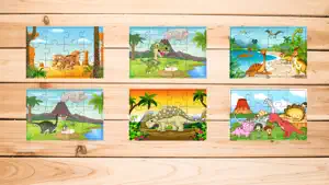 Baby Dinosaur Jigsaw Puzzle Game For Kid Preschool screenshot #2 for iPhone