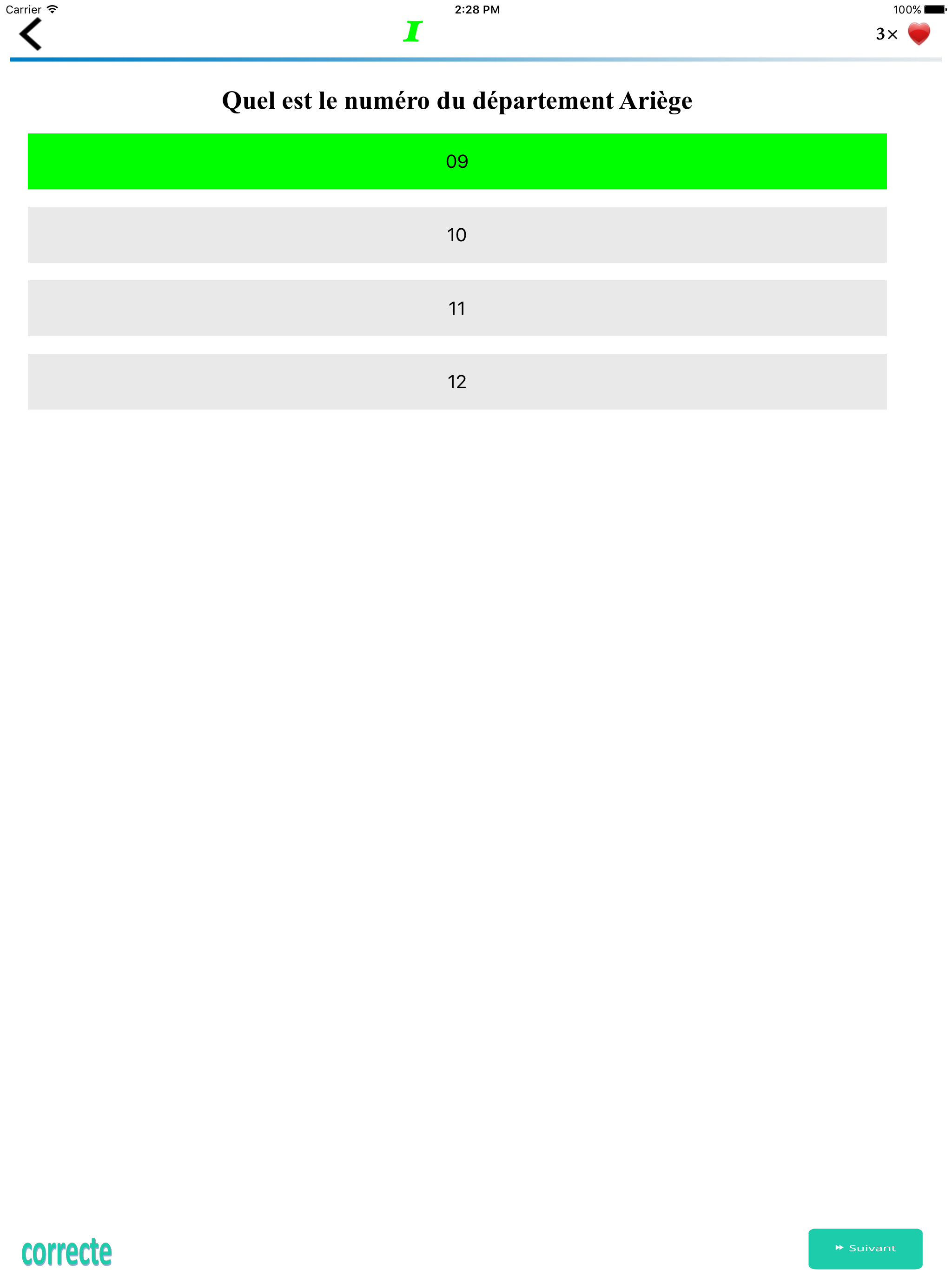 Quizz France: Départements screenshot 8