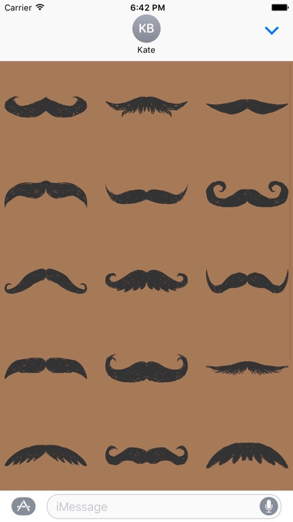 Like a Sir Moustache Stickers