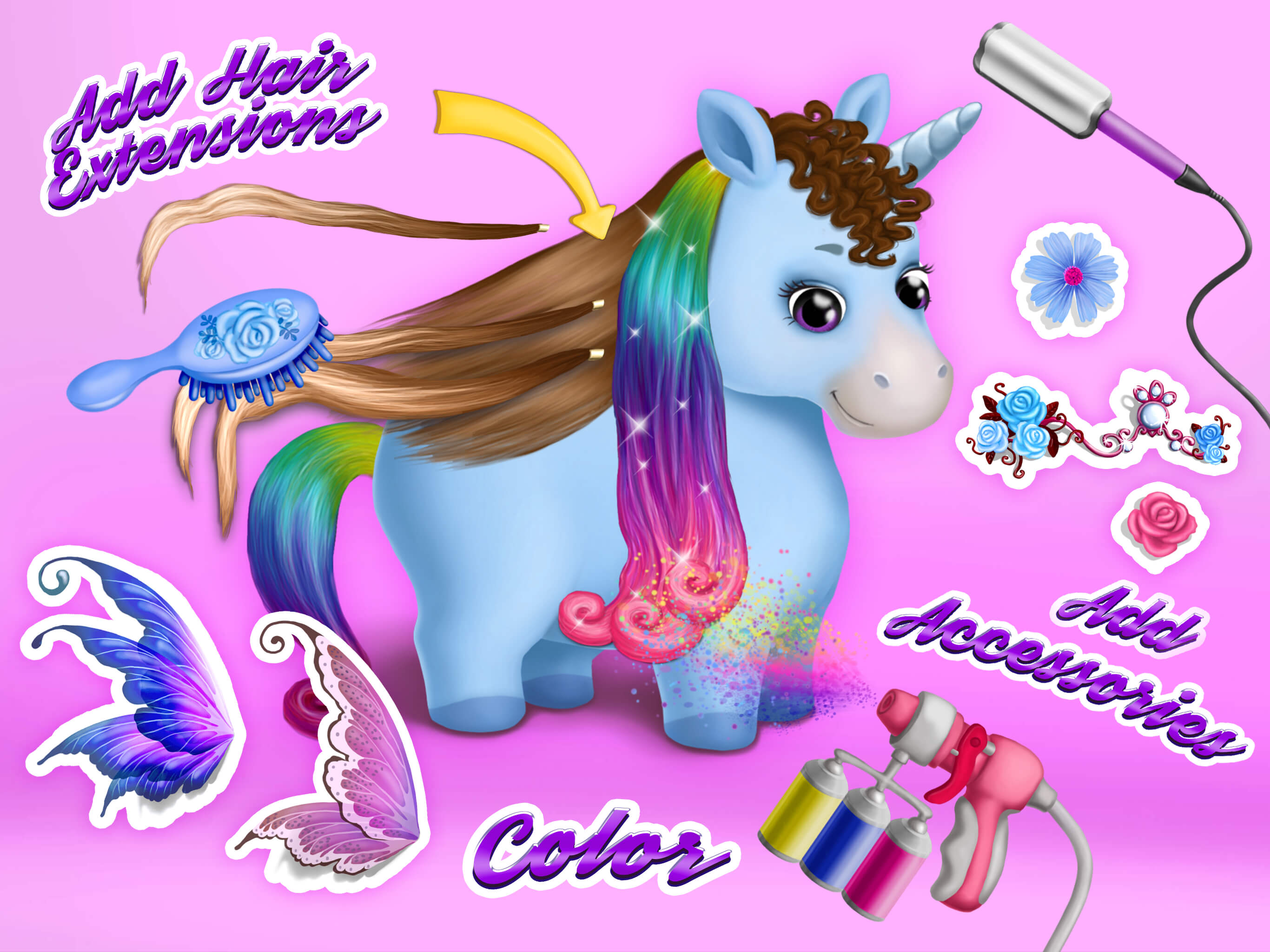 Pony Sisters Hair Salon 2 - Pet Horse Makeover Fun screenshot 9