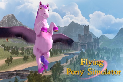 Flying Pony: Small Horse Simulator 3D Full screenshot 4