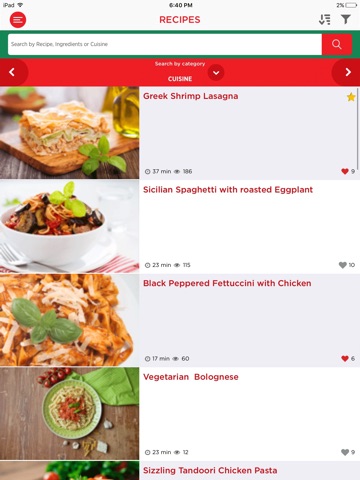 Delicio Recipes and Shopping List screenshot 2