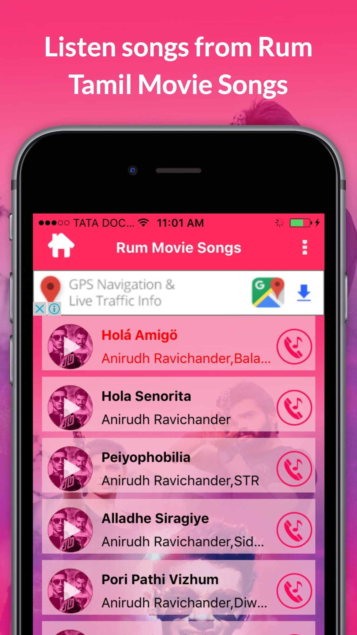 Rum Tamil Movie Songs screenshot 3