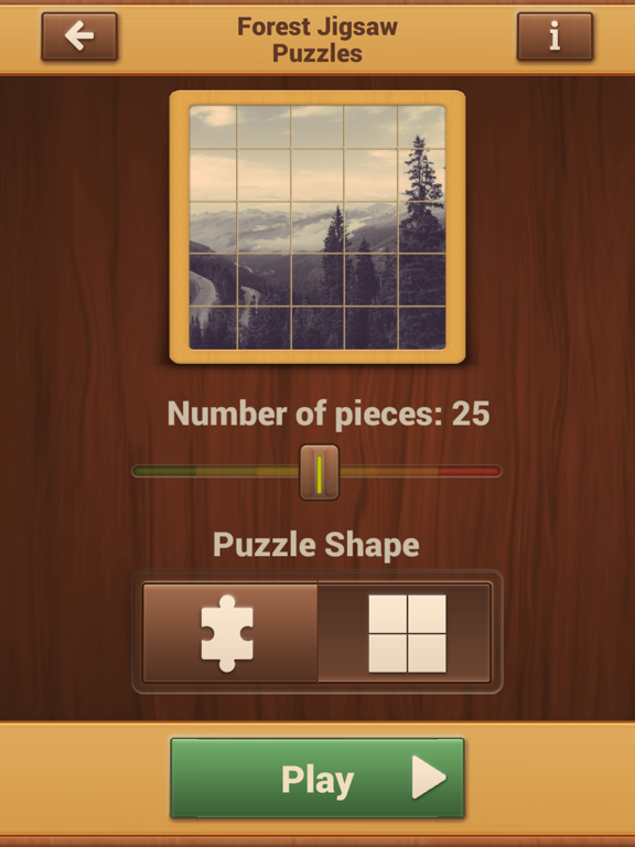 Forest Puzzle Game - Nature Picture Jigsaw Puzzles iPad screenshot