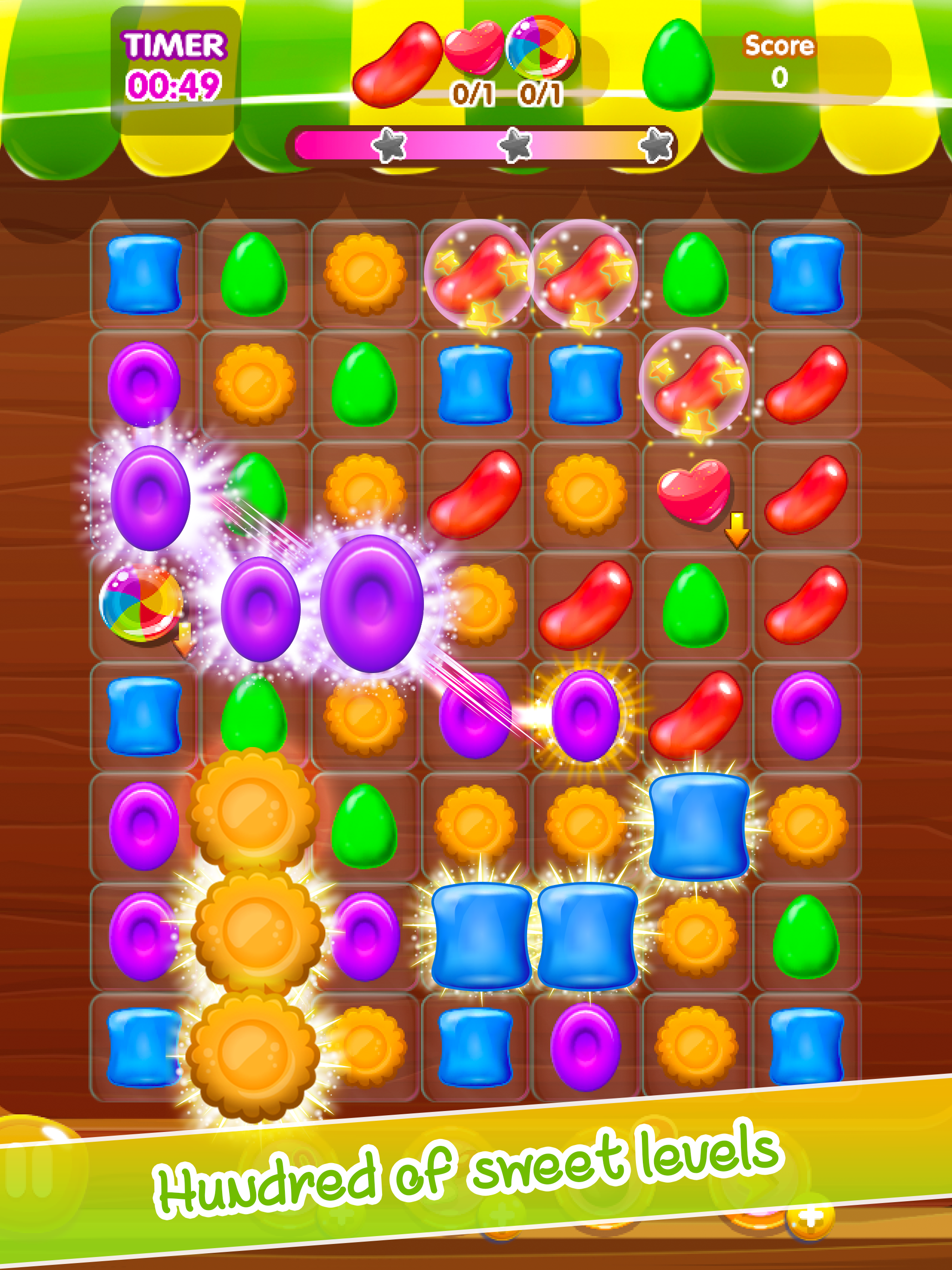 Crafty Jelly Gem: Match3 Candy screenshot 3