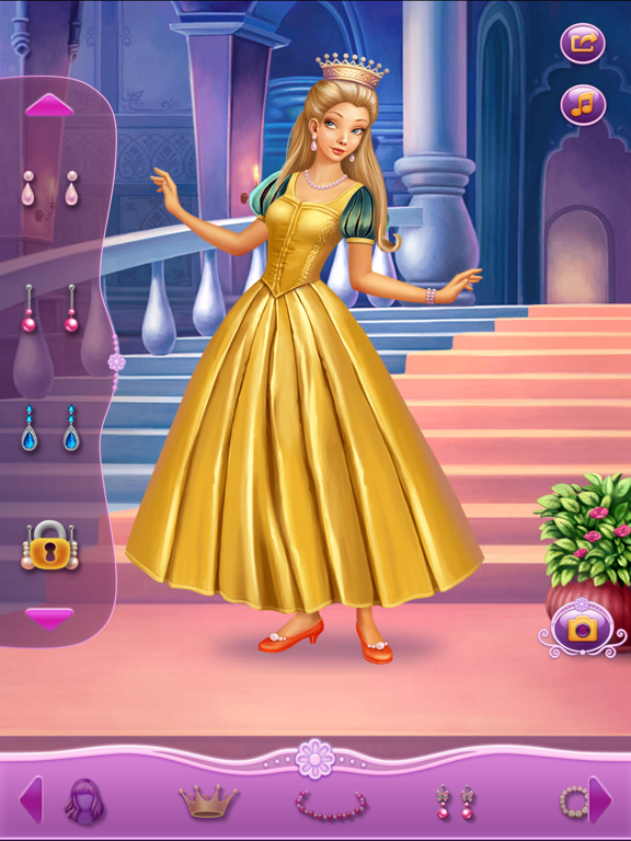 Dress Up Princess Ellen iPad screenshot