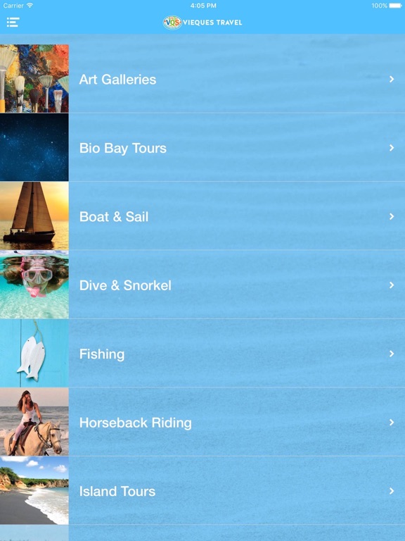 Vieques iPad screenshot 3 - Travel app