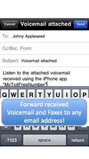 my toll free number lite - with voicemail and fax iphone screenshot 2