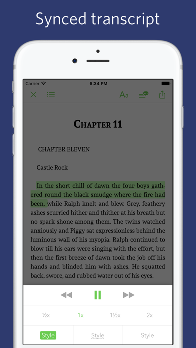 Screenshot #2 pour Lord of the Flies - sync transcript