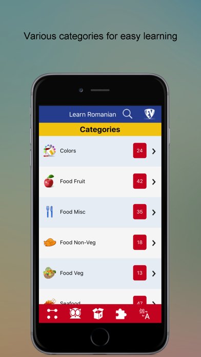 Screenshot #1 pour Learn Romanian SMART Guide