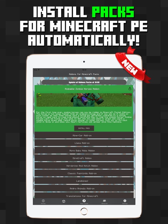 Addons for Minecraft PE Packs Worldsのおすすめ画像2