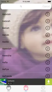 Islamic Baby Names screenshot #2 for iPhone