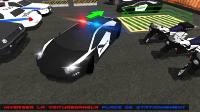 Screenshot #1 pour Ville Académie de police Auto-école 3D Simulation - Clair Extrême Parking Tester