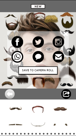 Mooch - Beard & Mustache Photo Editor for Men Face(圖4)-速報App