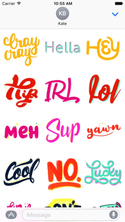 Say It Hand Lettered